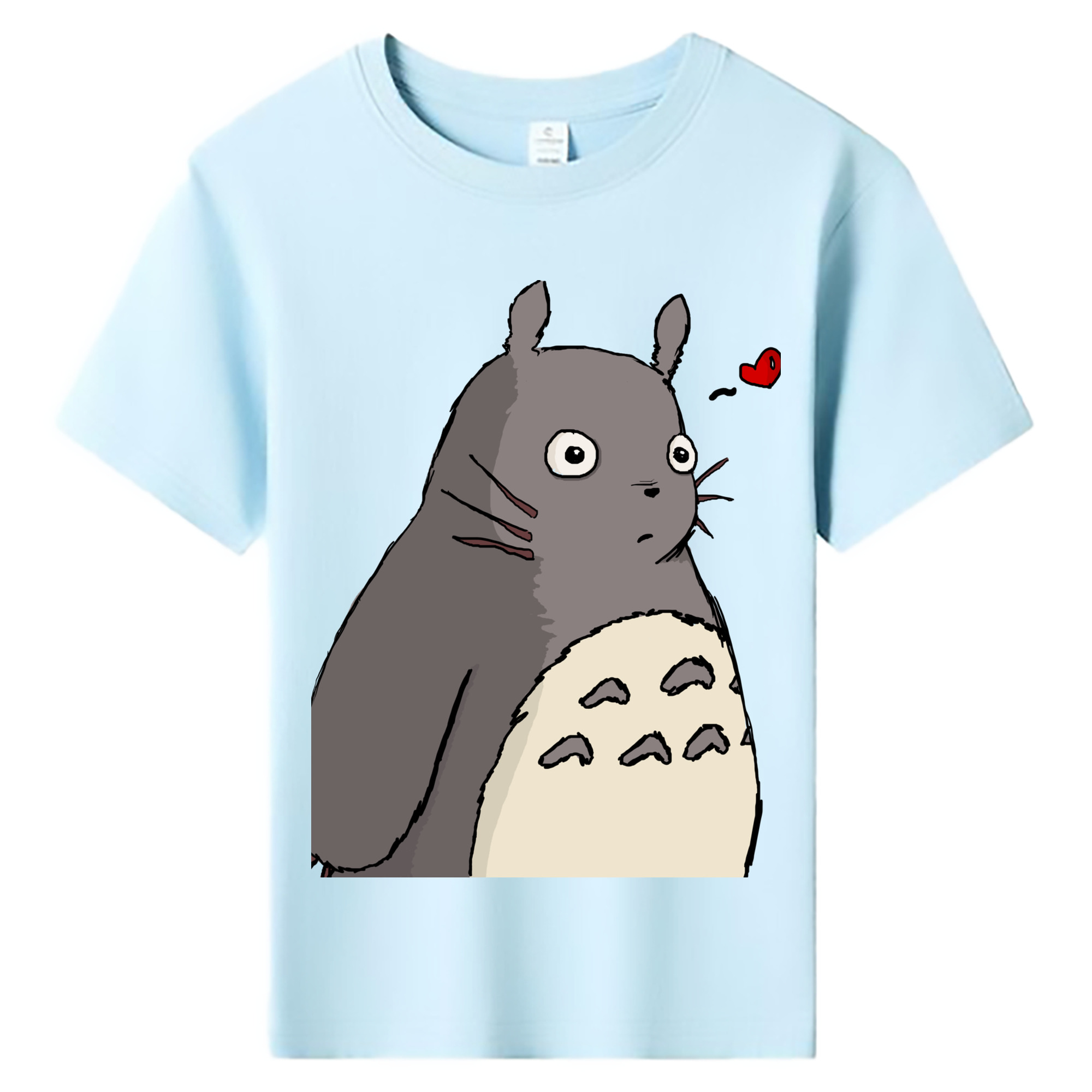 （画像用） となりのトトロ 草壁メイ 草壁サツキ My Neighbor Totoro Satsuki Kusakabe Mei Kusakabe 綿100％キッズTシャツ（フロントプリント）